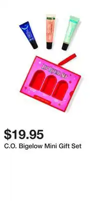 Bath & Body Works C.o. bigelow mini gift set offer