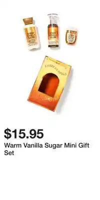 Bath & Body Works Warm vanilla sugar mini gift set offer