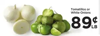 Food 4 Less Tomatillos or white onions offer
