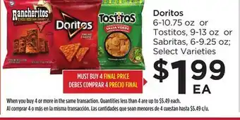Food 4 Less Doritos offer