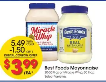 Ralphs Best foods mayonnaise offer