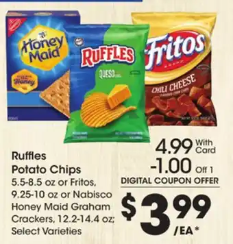 Ralphs Ruffles potato chips offer