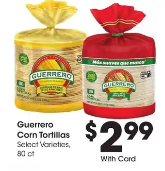 Ralphs Guerrero corn tortillas offer