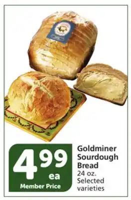 Albertsons Goldminer sourdough bread offer