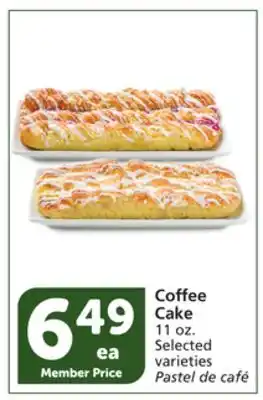 Albertsons Coffee cake offer