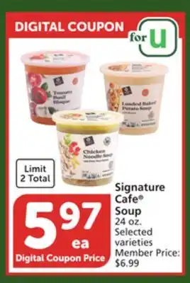 Albertsons Signature cafe soup offer