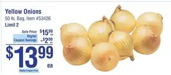 Smart & Final Yellow onions offer