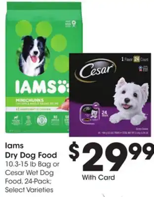Ralphs Iams dry dog food offer