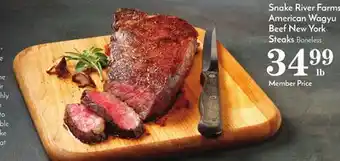 Pavilions Snake river farms american wagyu beef new york steaks offer