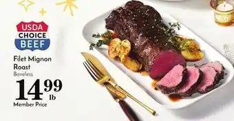 Pavilions Filet mignon roast offer