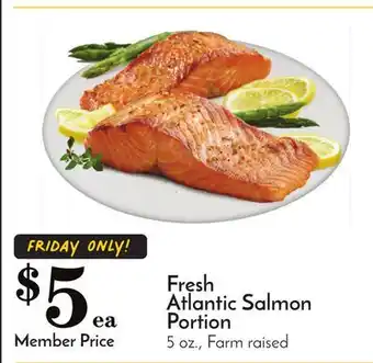 Pavilions Fresh atlantic salmon portion offer