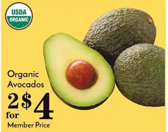 Pavilions Organic avocados offer