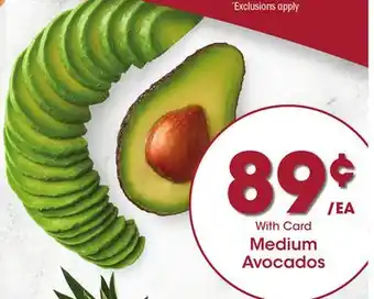 Ralphs Medium avocados offer