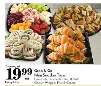 Pavilions Grab & go mini snacker trays offer