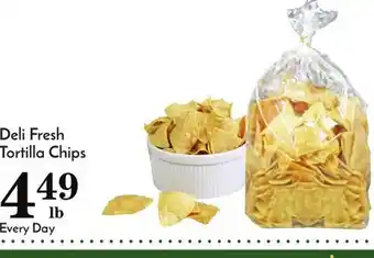 Pavilions Deli fresh tortilla chips offer