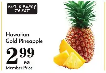 Pavilions Hawaiian gold pineapple offer