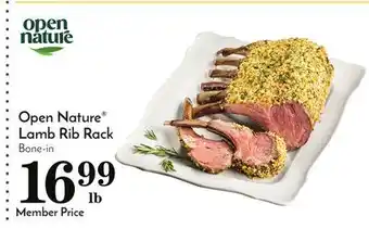 Pavilions Open nature lamb rib rack offer