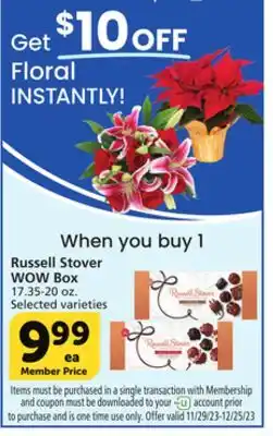 Vons Russell stover wow box offer