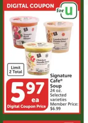 Vons Signature cafe soup offer