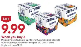 Stater Bros Cutwater spirits offer