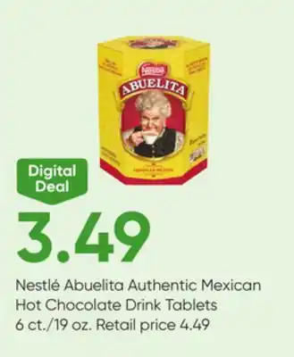 Stater Bros Nestlé abuelita authentic mexican hot chocolate drink tablets offer