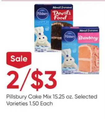 Stater Bros Pillsbury cake mix offer