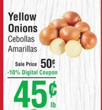 Smart & Final Yellow onions offer