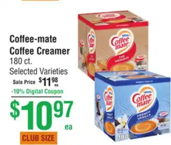 Smart & Final Coffee-mate coffee creamer offer