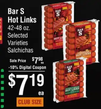 Smart & Final Bar s hot links offer