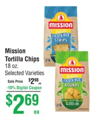 Smart & Final Mission tortilla chips offer