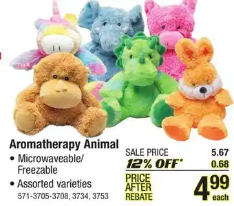 Menards Aromatherapy animal offer