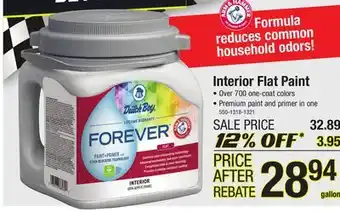 Menards Interior flat paint offer