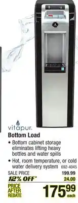 Menards Bottom load offer