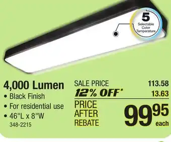 Menards 4,000 lumen offer