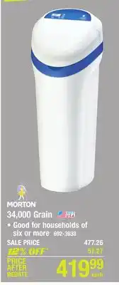 Menards 34,000 grain offer