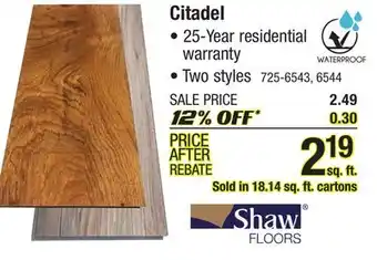 Menards Citadel offer