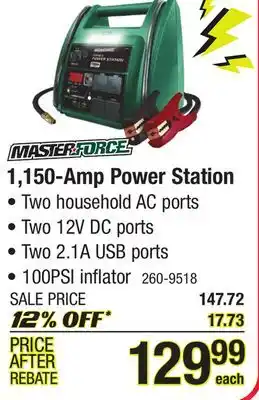 Menards 1,150-amp power station offer