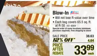 Menards Blow-in offer