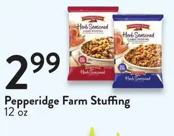 Fresh Thyme Pepperidge farm stuffing offer