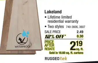 Menards Lakeland offer
