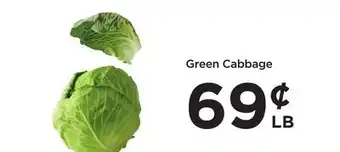 Food 4 Less Green cabbage offer