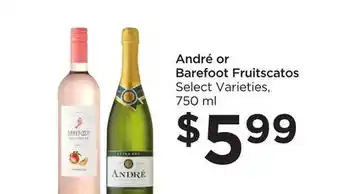 Food 4 Less André or barefoot fruitscatos offer