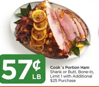 Food 4 Less Cook´s portion ham offer
