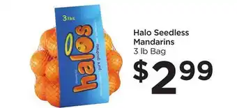 Food 4 Less Halo seedless mandarins offer