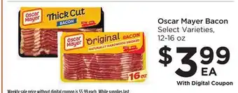 Food 4 Less Oscar mayer bacon offer