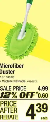 Menards Microfiber duster offer