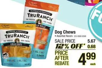 Menards Dog chews offer