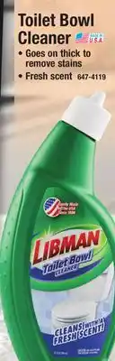 Menards Toilet bowl cleaner offer