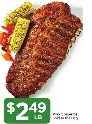 Food 4 Less Pork spareribs offer