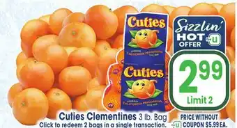 Jewel-Osco Cuties clementines offer